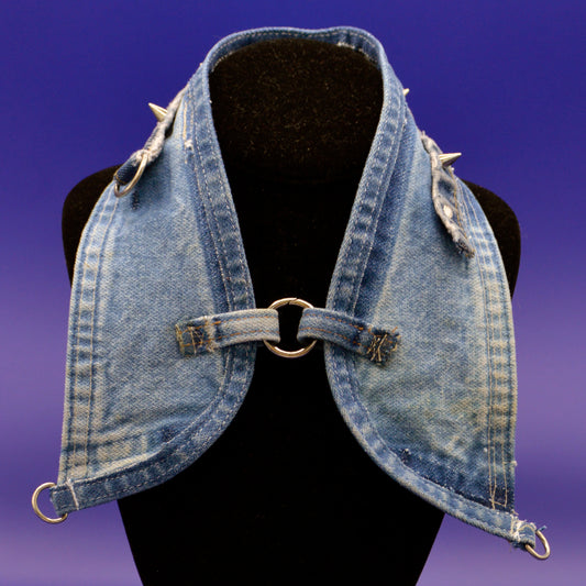 COLLARS Postapocalyptic Denim Collar