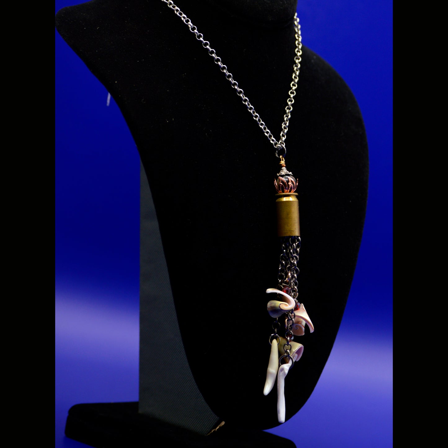 NECKLACE Postapocalyptic Bullet Shell Pendant Necklace